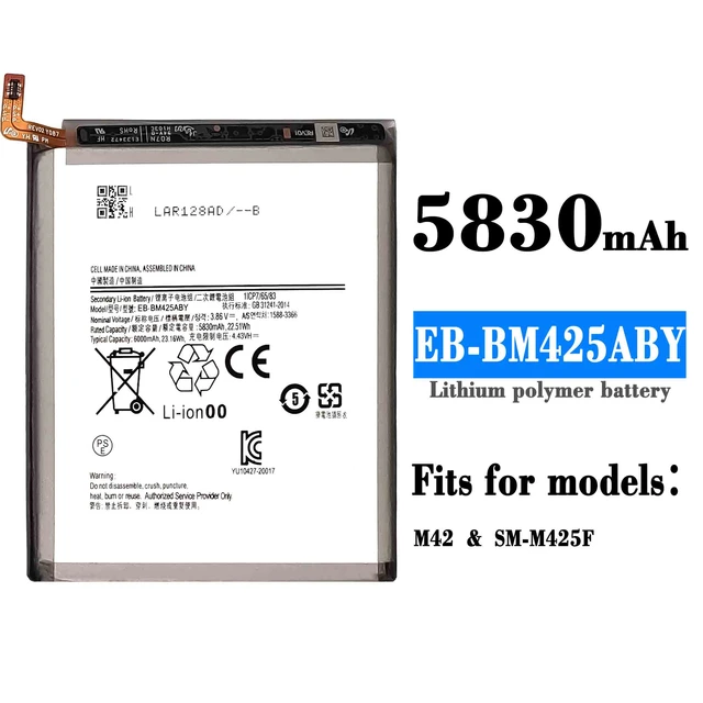 Eb-bm425aby Replacement Battery For Samsung M42 Mobile Phone Batteries -  Mobile Phone Batteries - AliExpress