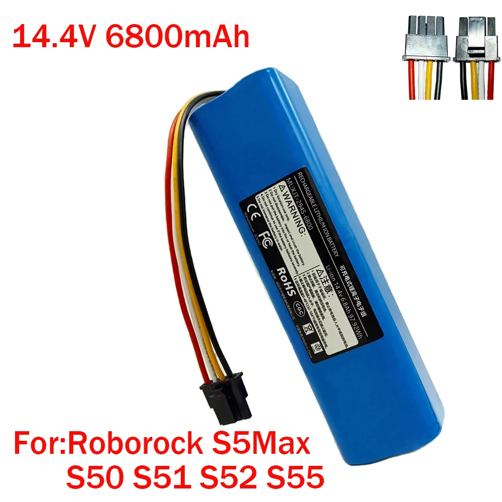 

14,8 V 6800mAh % новый фотоальбом для RoboRock S50 S51 S52 S55 S5Max аксессуар