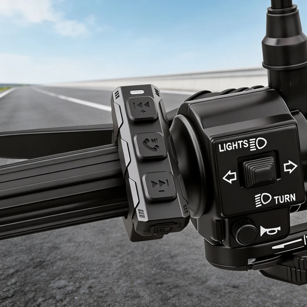 Telecomando intelligente da manubrio per moto compatibile con Bluetooth