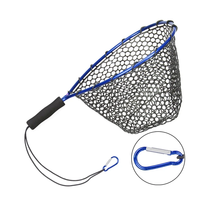 Fly Fishing Rubber Landing Net  Rubber Carpfishing Accessories - Fishing  Net Fly - Aliexpress