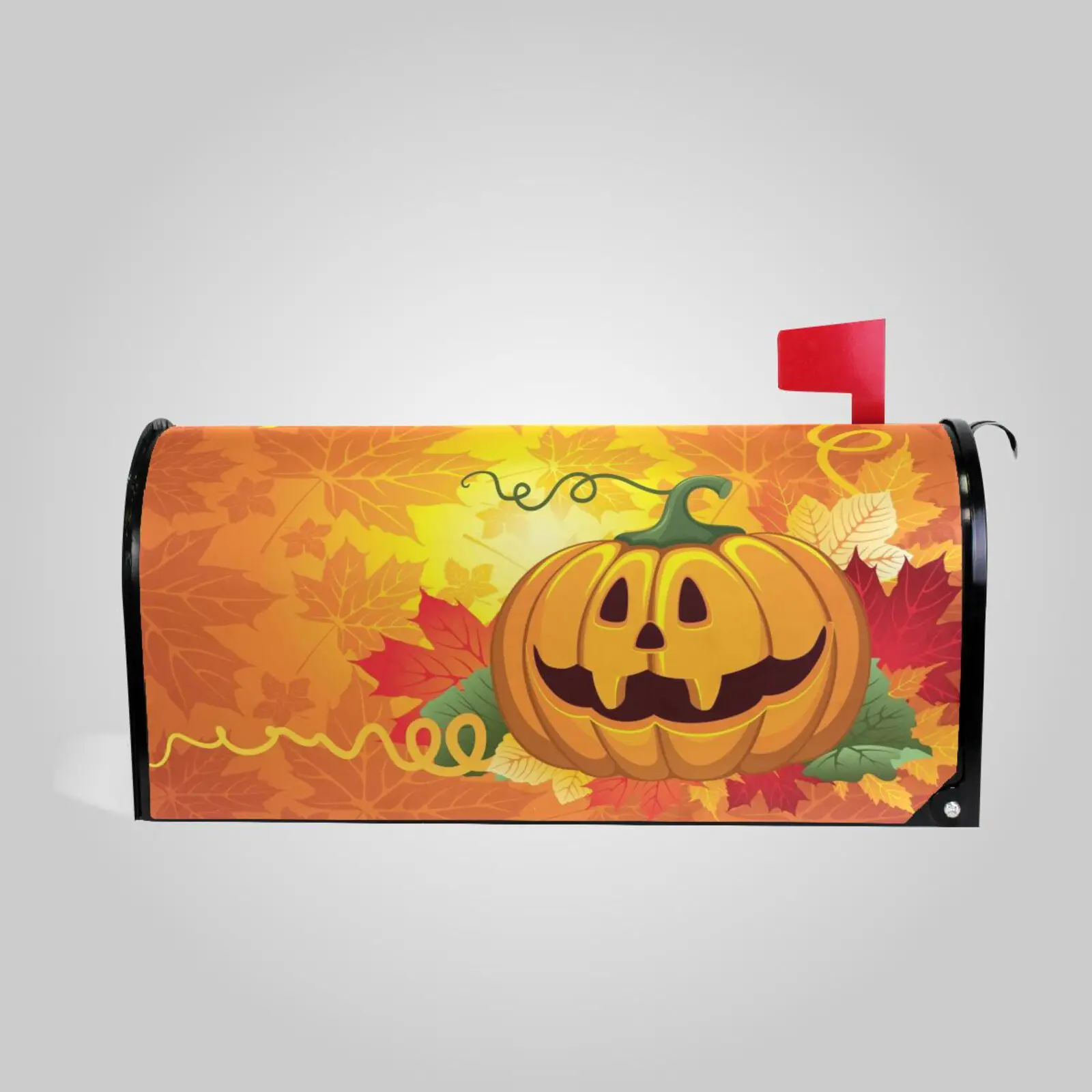 Halloween print PVC Magnetic Mailbox Cover Waterproof Sunscreen Letter Post Box Cover Mailbox Wrap New Year Garden Decor