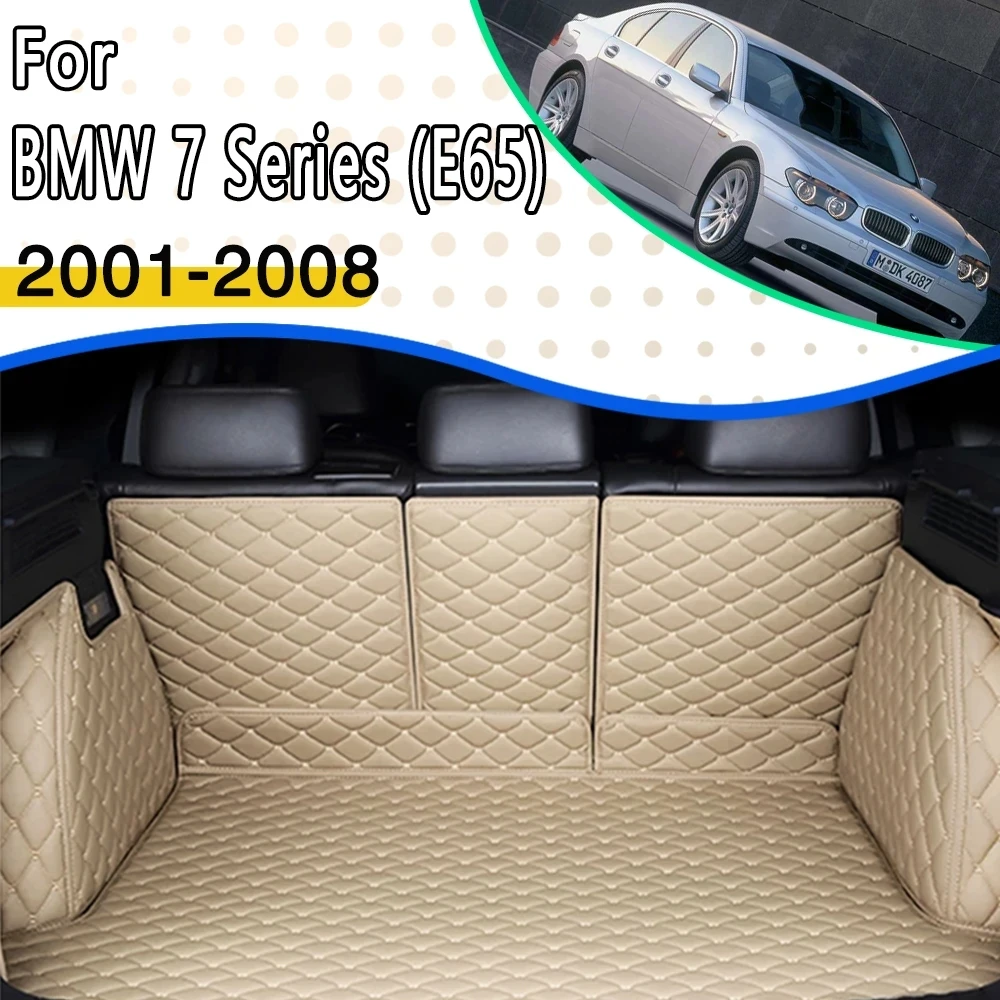 

Car Trunk Mat For BMW 7 Series E65 2001~2008 For BWM Accessories Alfombrillas Maletero Coche Car Rear Trunk Mat Car Accessories