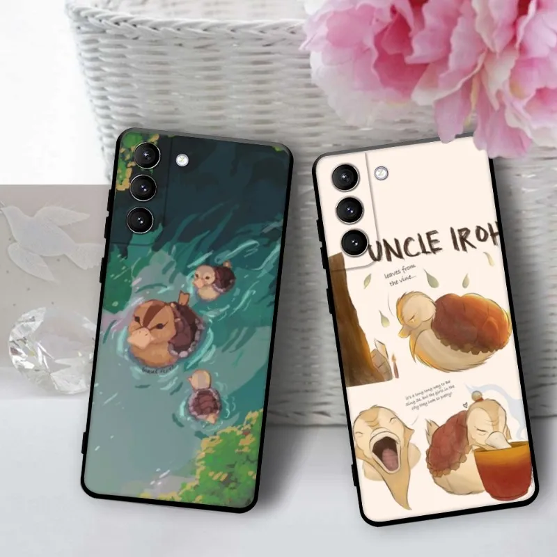 Custodia Per Telefono Avatar Turtle Duck Pond Per Samsung Galaxy S22 23 21 S20 Fe Ultra S10 S9 Plus S10E Note 20Ultra 10Plus Cover