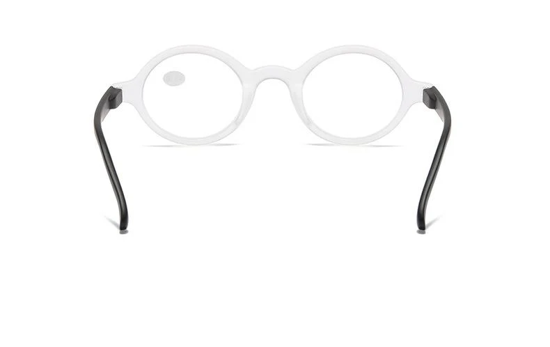 Mai Blume Retro Brille für Sichtheit Runde Vintage Brillen für Männer Frauen Rahmen mit Dioptrien +1+1,5+2+2,5 – Detail 14