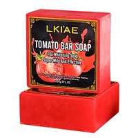 AILKE Organic Tomato Soap Bar, Lightening Skin, Deeply Clean, Exfoliate, Remove Dark Spots, Moisturizing, For Face and Body 1