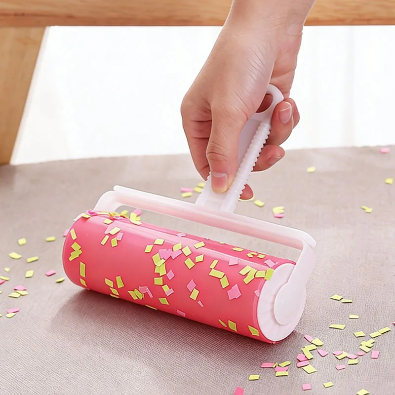 Large High quality New Washable Reusable Clothes Hair Pet Hair Sticky Roller Household Cleaning Portable Hair Remover Rolle
