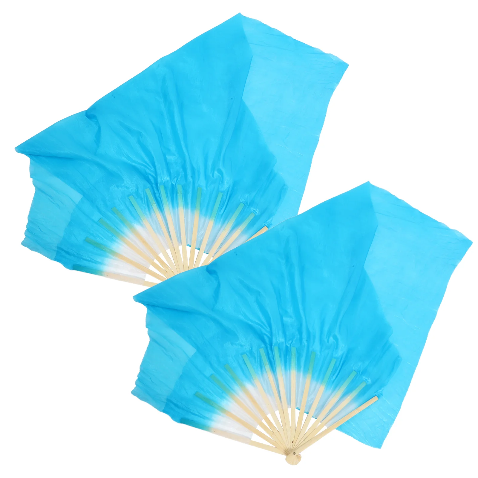 

Fan for Belly Dancing Dance Fans Women Veil Woman Folding Lengthened Veils Gradient Long