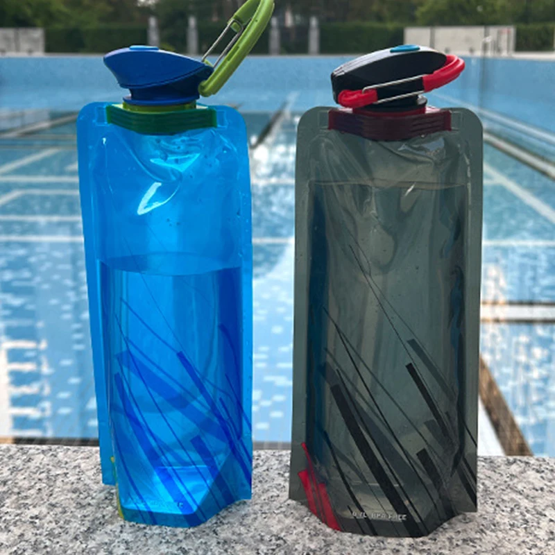700/480/350ml Reusable Sports Travel Portable Collapsible Folding Drink Water Bottle Kettle Outdoor Sports Plastic Water Bottle sports water bottle,portable water bottle