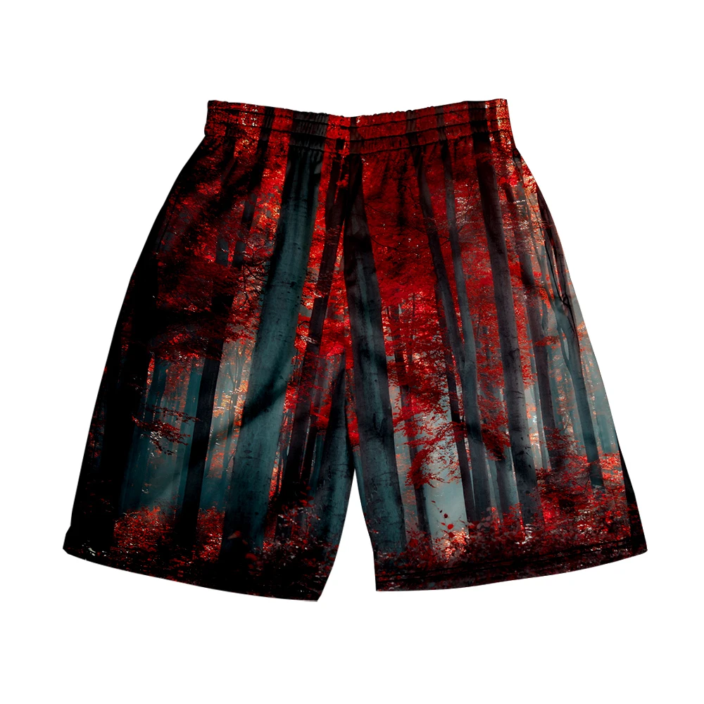 

Пляжные шорты Мужская и женская одежда 3D цифровая печать повседневные шорты модные трендовые штаны для пар 17