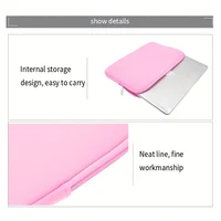 Housse de protection pour ordinateur portable 11/13/15 pouces, housse de protection souple rembourrée avec fermeture éclair, sac de transport pour ordinateur Compatible avec tablette pour ordinateur portable 5