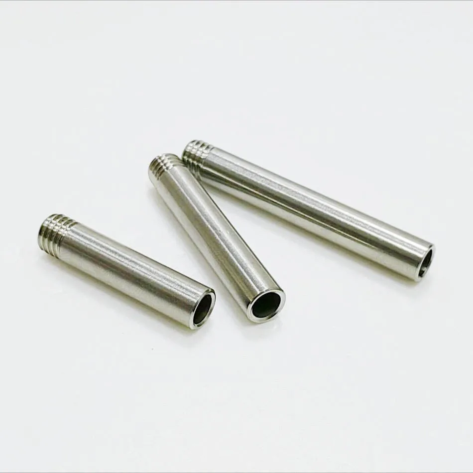 1pcs M4/M5/M6/M8 Stainless steel SS304 CNC Machine tool cooling Threaded Hollow Straight tube