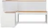 Ardmore Kitchen Nook Set, White 6