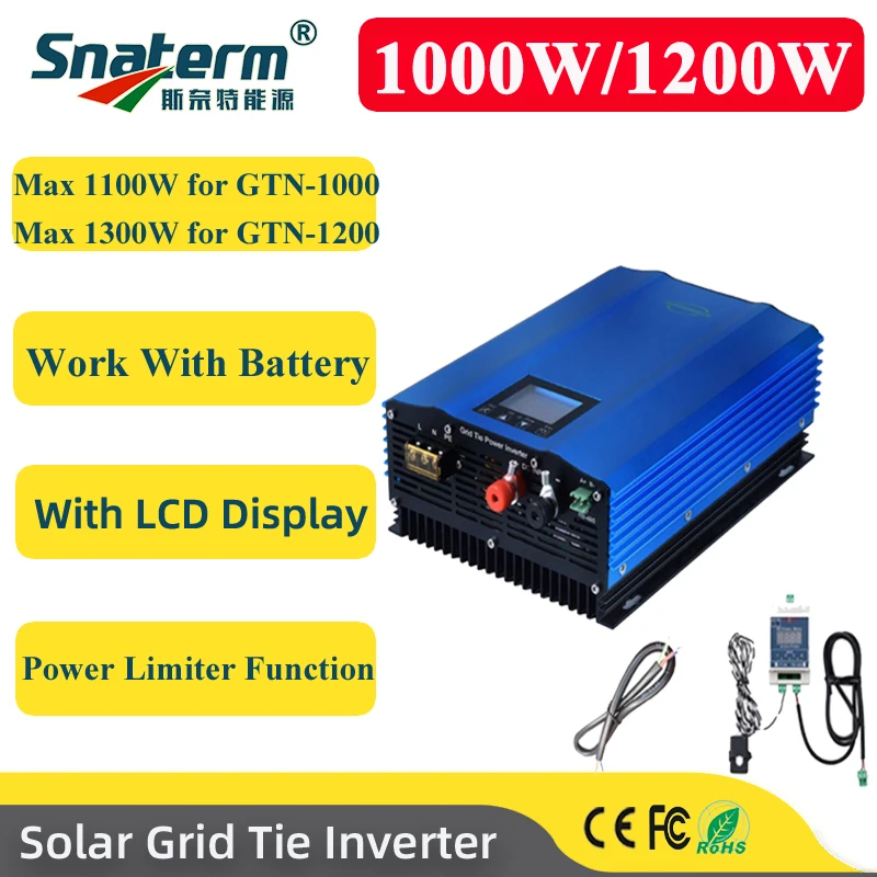 Grid Tie Inverter 1200w Limiter 1200w Solar Grid Tie Inverter 1200w