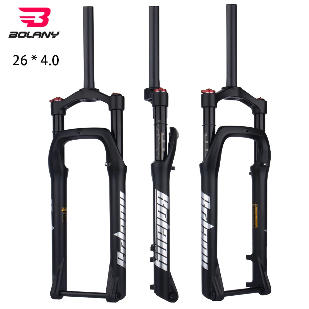 Bolany Double Shoulder Snow Fat Bike Fork 26"20"4.0" Air MTB Bicycle