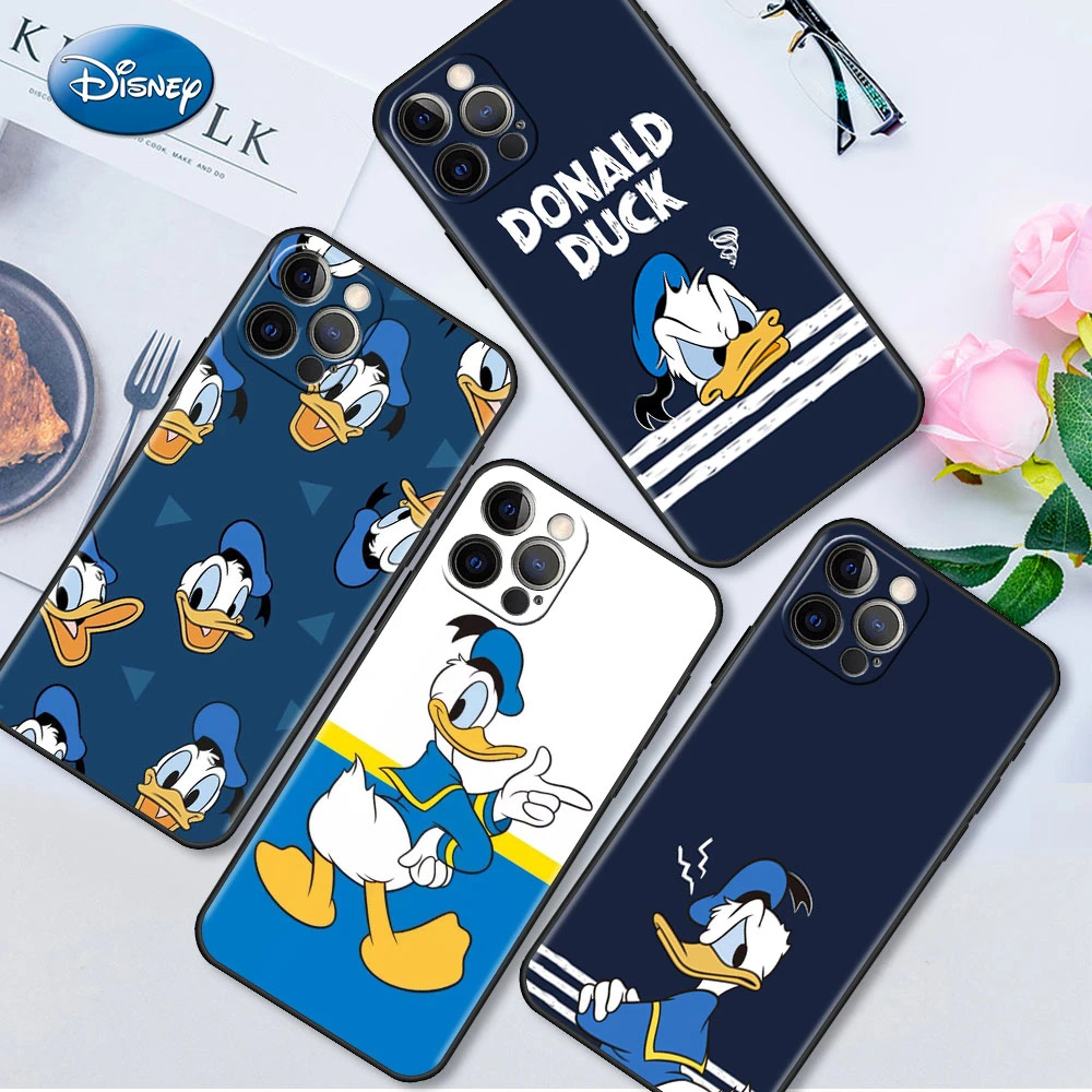 iphone 13 mini flip case Don Donald Fauntleroy Duck Case For iPhone 13 12 Mini 11 Pro 7 8 XR X XS Max 6 6S Plus SE 2022 Tpu Fitted Capa Soft Phone Cover iphone 13 mini mobile phone cases