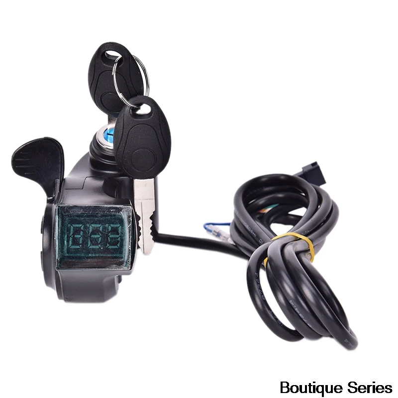 

Bicycle Finger Thumb Throttle with power delicate switch LCD display switch bike grip