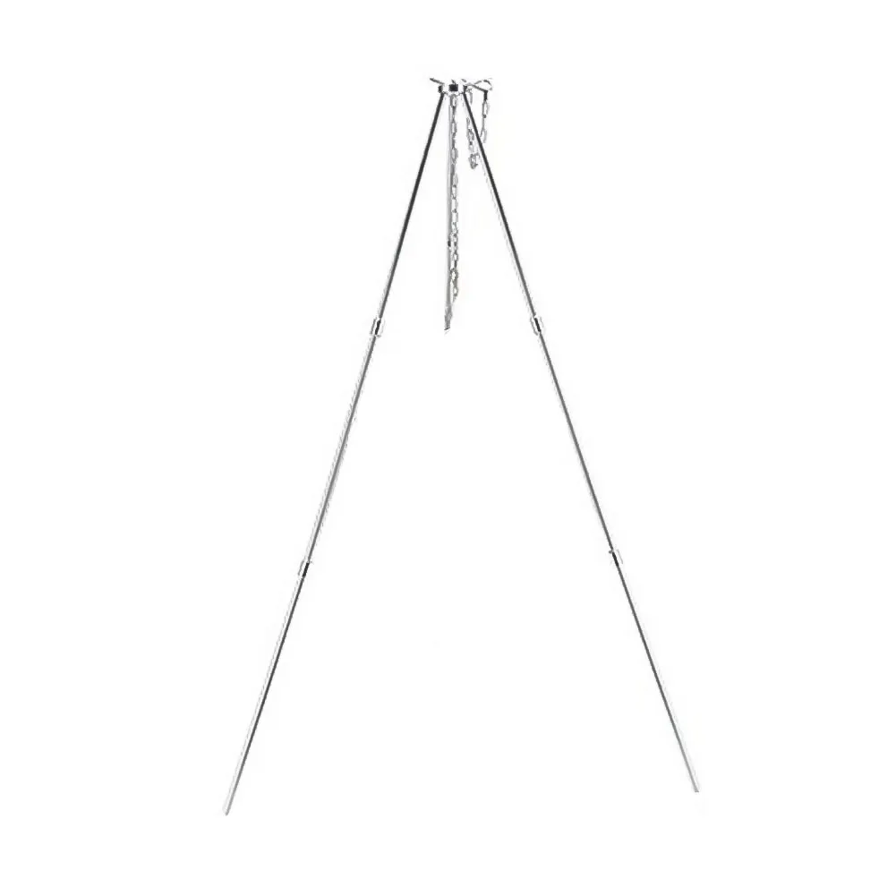 

Складной кронштейн для кемпинга, приготовления пищи, пикника, подвесной котелок, кемпинг, освещение, практичное название продукта, серебристый алюминиевый сплав