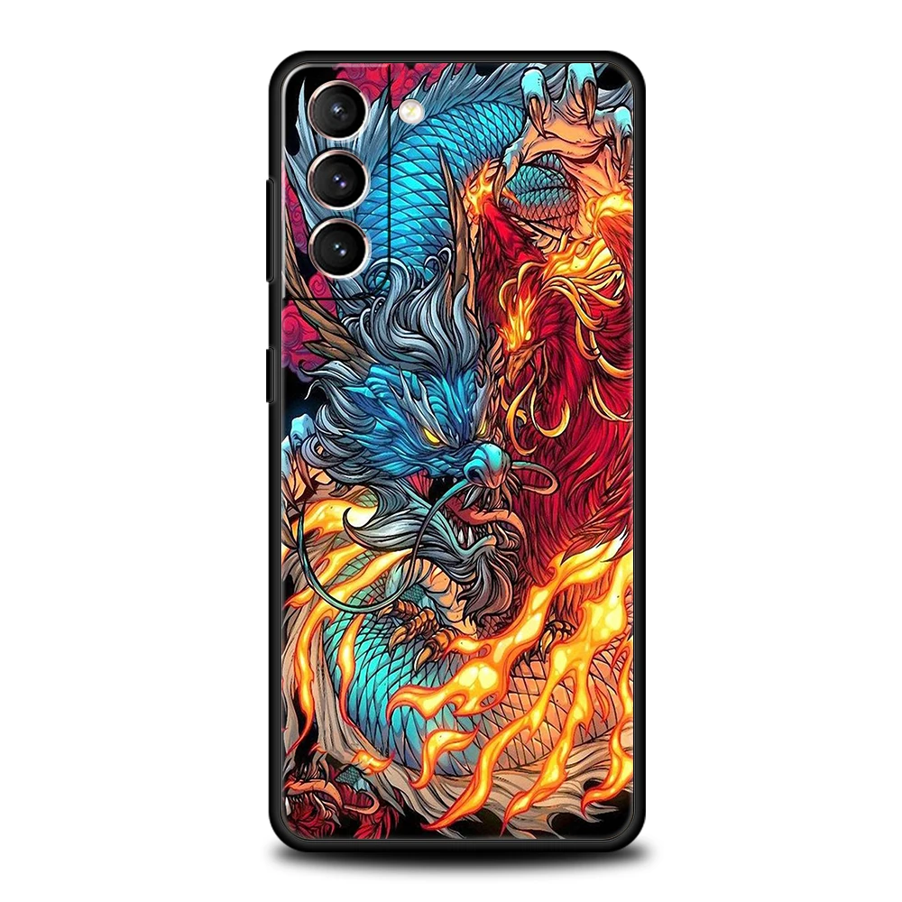 Whimsical Dragon Silicone Phone Cover