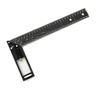 Multifunctional Right Angle Ruler 90 Degree Multi-Holes High Carbon Steel Angle Ruler Woodworking Lines Drawing Ruler 1