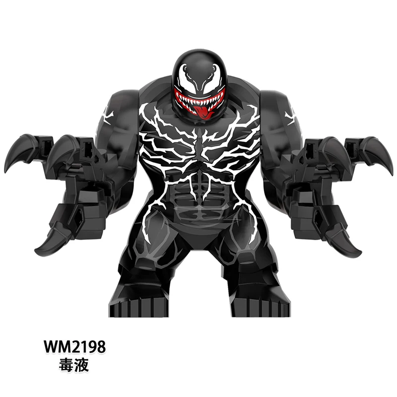 Superhero Big Size Gauntlets Hulk Spooky Thor Thanos Spider Doll Building Blocks Children's Toys For Building Block Toys