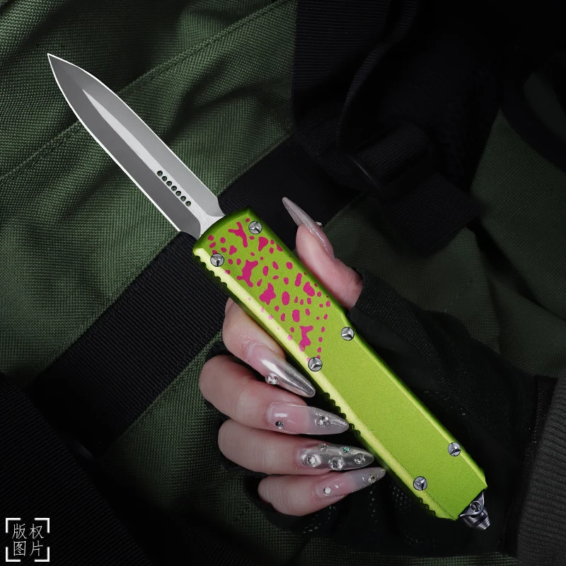 

Нож зомби Tech MICRO ULTRA OTF TECH тактический карманный нож ZOMBIETECH ULTRATECH D2 лезвие CNC T6 EDC нож для самообороны