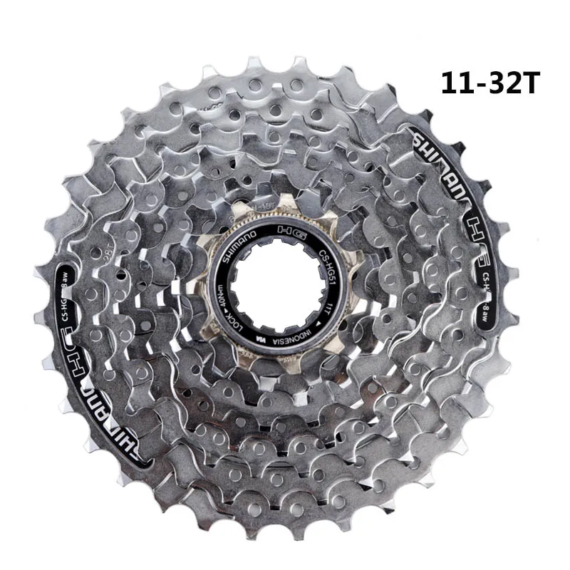 Bicycle Cassette Bike Freewheel Shimano 8 Speed ALIVIO CS-HG51-8