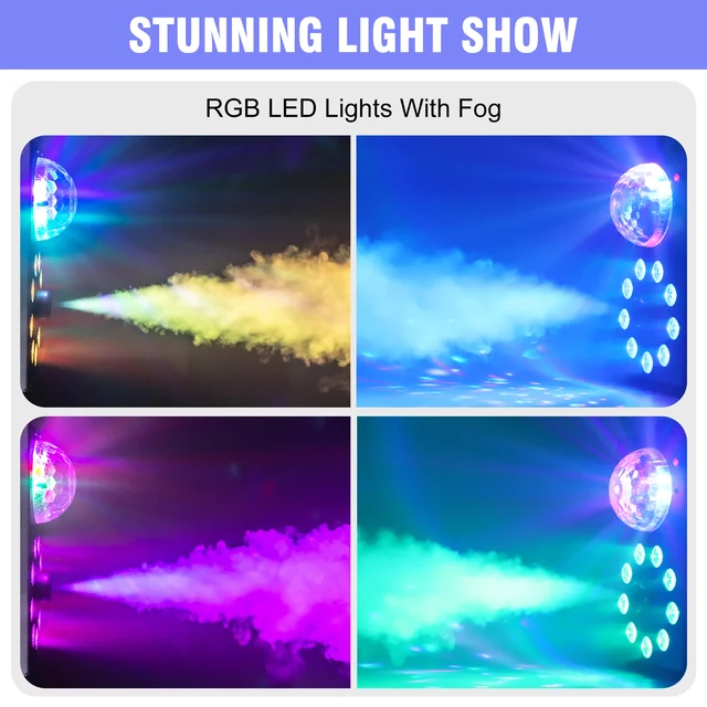 U'King 700W Smoke & LED Fog Machine 3