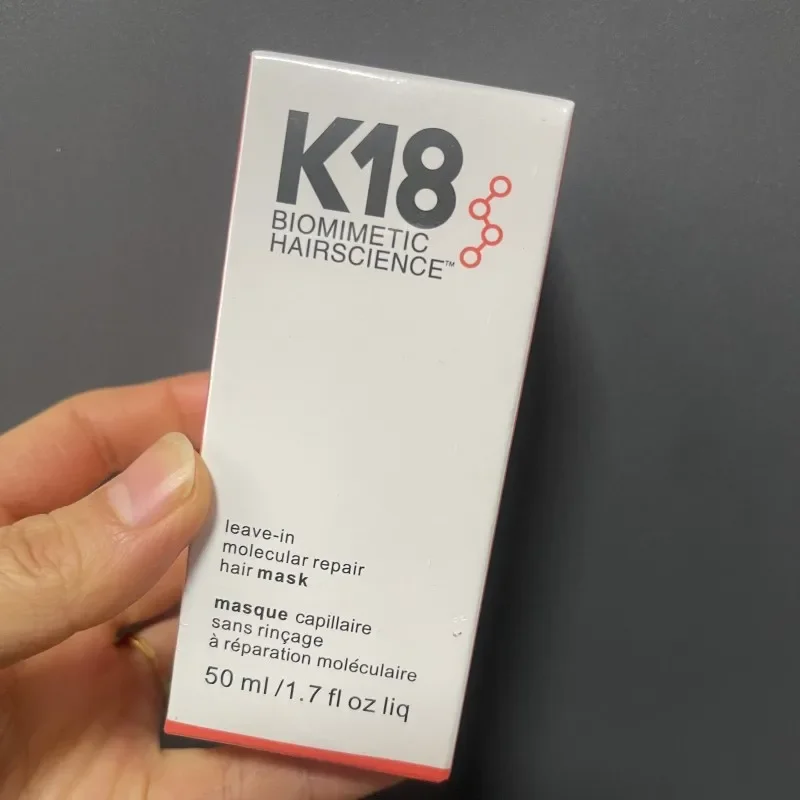 

K18 50ml Leave-In Molecular Repair Hair Mask Damage Restore Soft Hair Deep Repair Keratin & Scalp Treatment Hair Care Condition