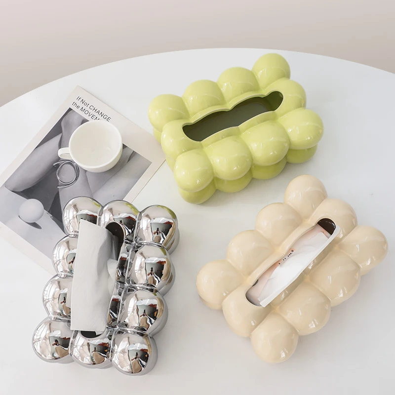 Ceramic Kleenex Box Holder Ceramic Tea Table Ornament Ceramic