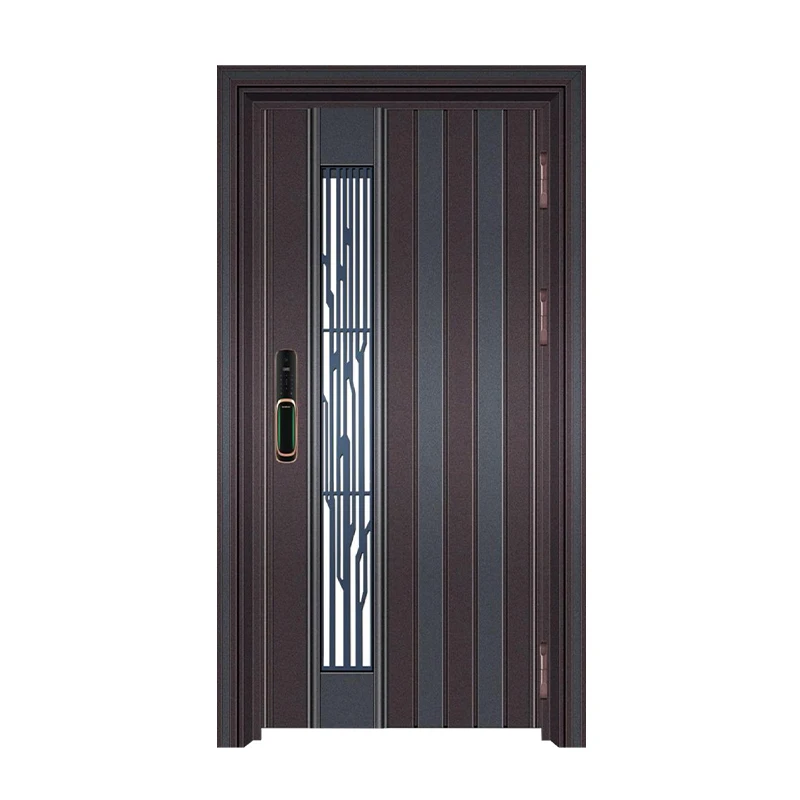 Modern Wood Exterior Entry Timber Door Solid Wooden entrance Timber Door Front Pivot Door 4
