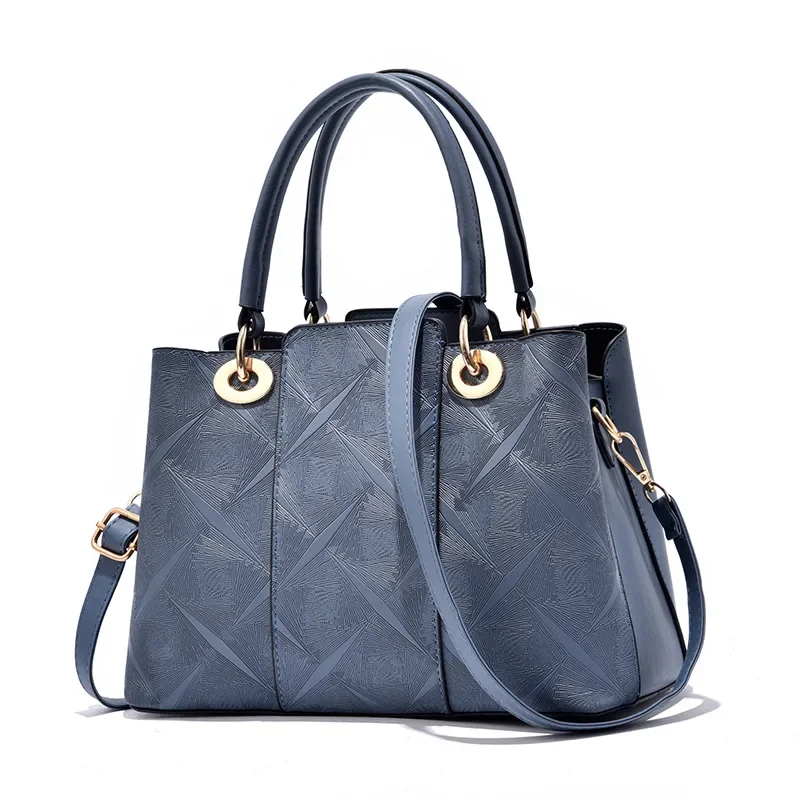 

2023 New Fashion Embossed Handbag Large Capacity Simple Casual Crossbody Bag Designer Bag