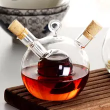 

Double Pourer for Cooking Glass Oil Pot Anti-leak Condiment Bottle Cruet Bottles Spout Stoppers Tableware