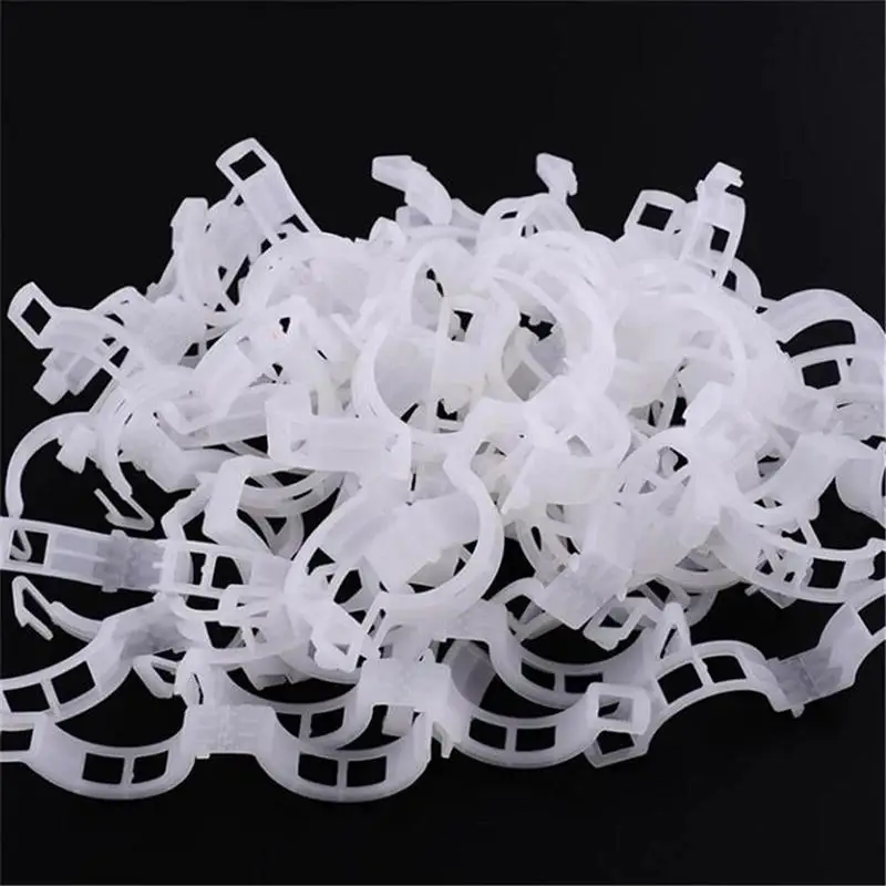 100PCS Fruit Clip Garden Plant Plastic Binding Vine Binding Branch Clip Support Tomato Fixing Plant Holder Trellis Clips