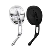 2pcs 10MM 360 ° Adjustable Motorcycle Wide View Rearview Mirror For Harley Glass Back Side Mirror Left Right 2