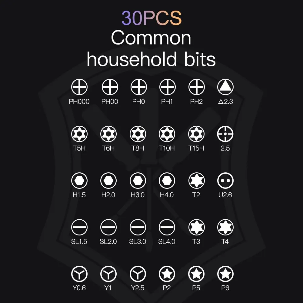 32 in 1 Precision Screwdriver Set Manual Hand Tool Kit Magnetic Mini Small Bit for Xiaomi Mobile Cellphone Watch Repair Home New