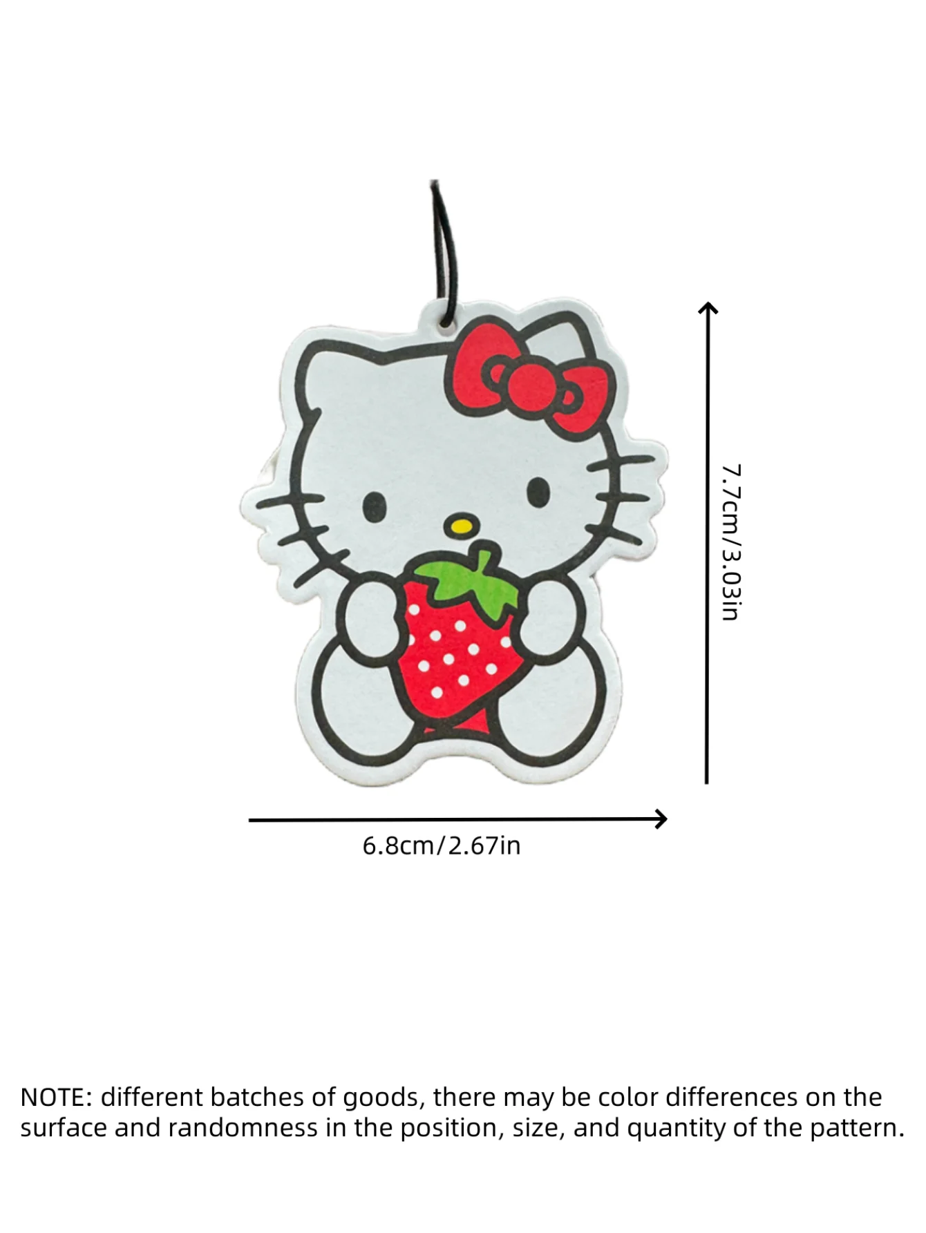 1pc ハローキティサンリオ漫画アニメ靴装飾車の香り車芳香剤、車の