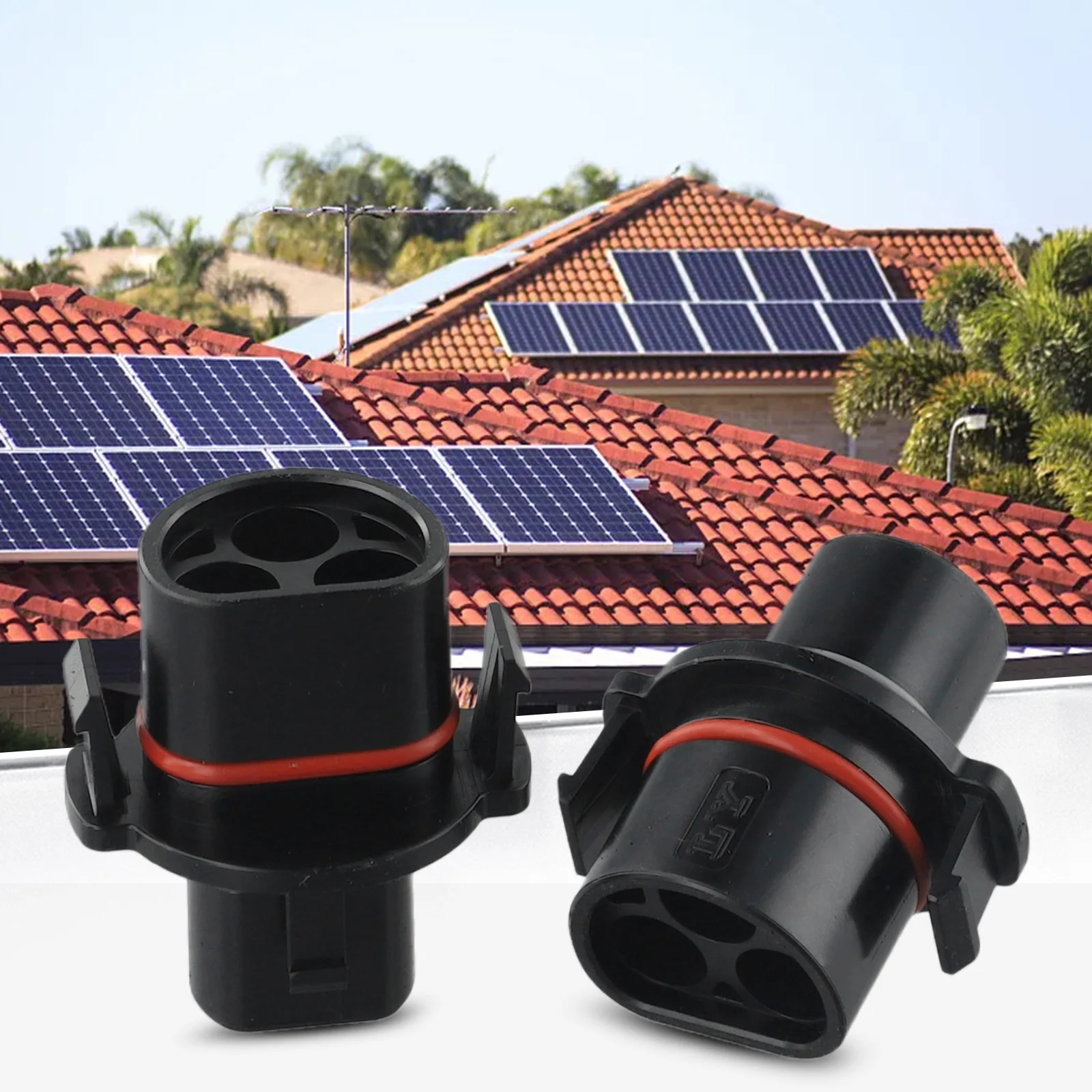 2Pc Ly01 Per Deye A Bc01 Per Betteri Micro Inverter Adattatore Per Centrale Elettrica Inverter Solari Abs 6X4Cm Alimentatori Solari Neri