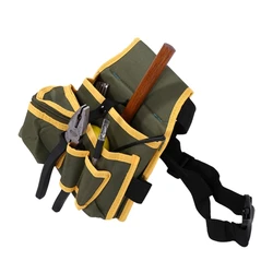 1 PC Canvas Tool Belt Bag Pocket Portable Repair Tools Workshop Hammer Adjustable Waist Carpenters Garden Bag Dropshipping