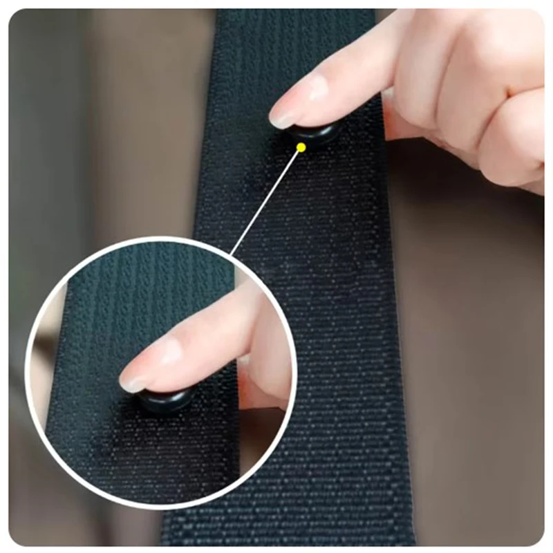10 Pairs Car Safety Seatbelt Stopper Buckle Auto Seat Belt Spacing Limit Stop Plastic Anti-slip Button Retainer Rivet Stud Clips