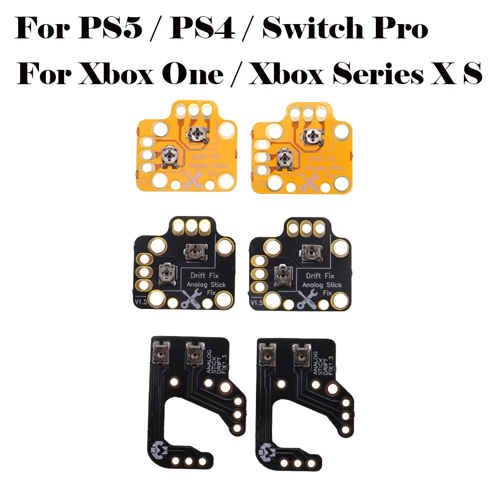 2Pcs Universal Gamepad Joystick Drift Repair Board For Ps4 Ps5 Xbox One Series X S For Switch Pro Analog Thumb Stick Drift Fix