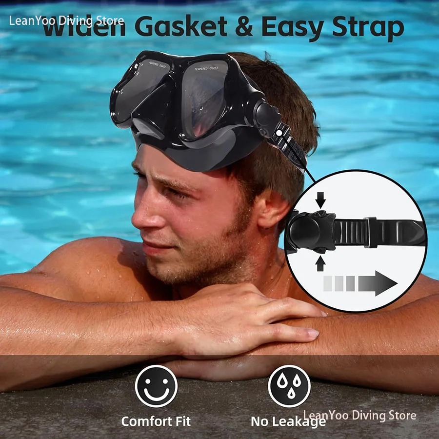Comfortable Silicone Mirrored Swimming Mask with Camera Mount for GoPro Adult Scuba Diving Goggles Pack In Clear Box snorkeling diving mask diving mask diving goggles
