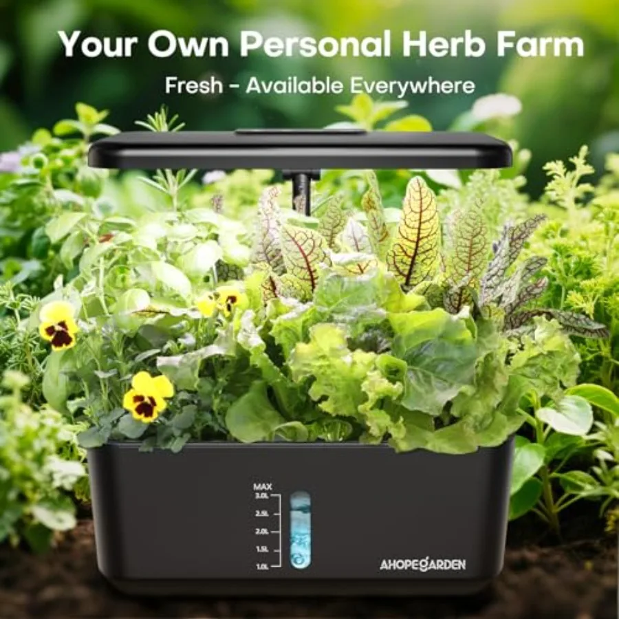 Hydroponics Growing System: 10 Pods Garden Kit