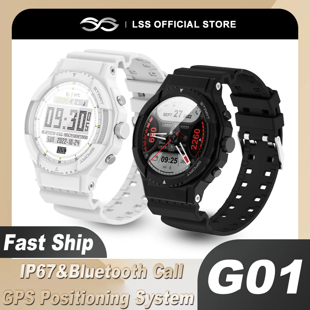 

2023 New GPS Smart Watch 1.39inch Bluetooth Call GPS Four-Star IP67 Waterproof Heart Rate Monitoring Sport Tracket Smartwatch