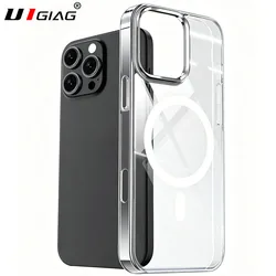 Magnetic Clear Hybrid Shockproof Case with Hard PC Cover - iPhone 12 Mini