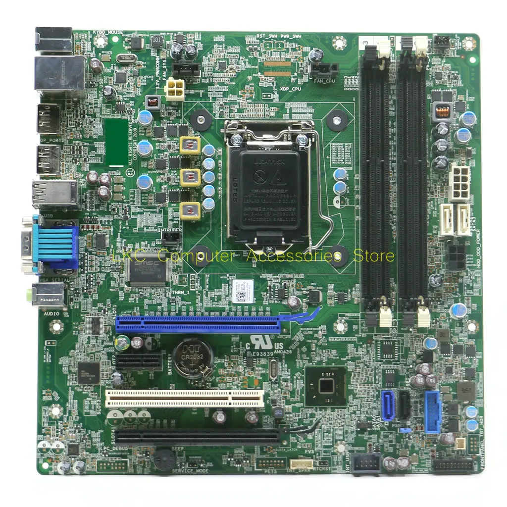 Dell Optiplex 7020 MT Desktop Motherboard - LGA1150, DDR3, I/O Shield, Model 0F5C5X