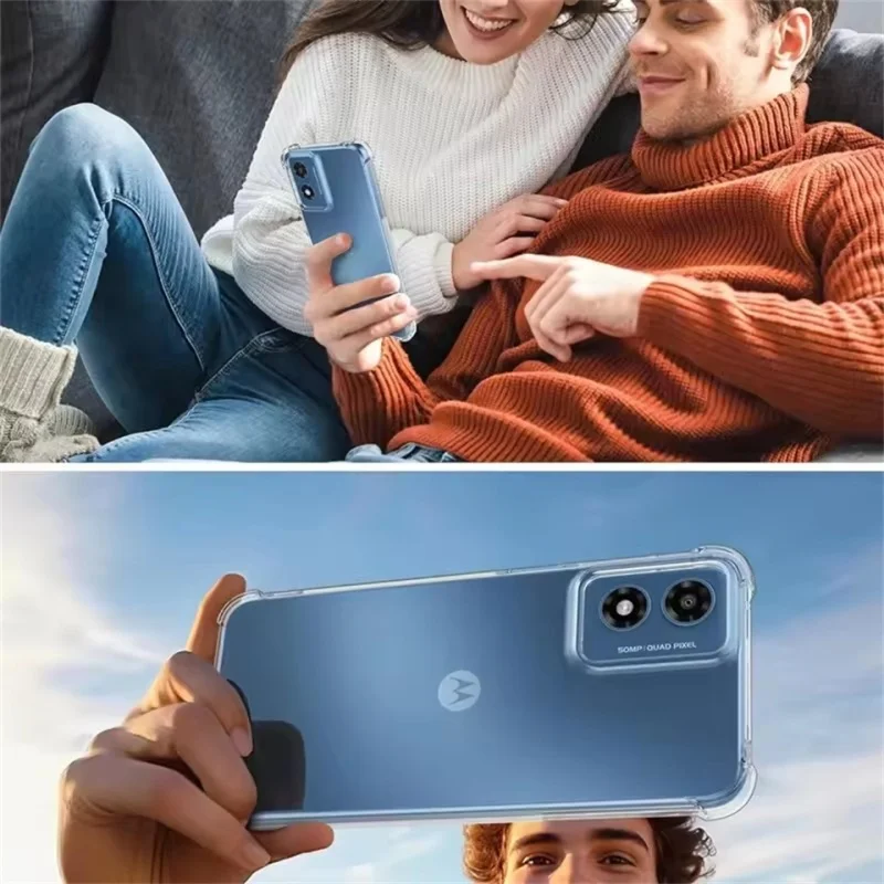 Shockproof Clear TPU Transparent Phone Case