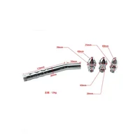Neue Edelstahl Metall Anal reiniger Bidet Wasserhähne gehetzt Anal Dusche Dusche Reinigung Einlauf Einlauf Butt Plugs Tap Erwachsenen 2