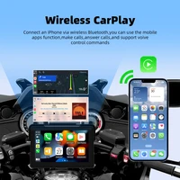 EKIY 7.0" Wireless CarPlay Moto Android Auto Portable Digital Dashboard GPS Motorcycle Navigation Display Screen Monitor TPMS - Image 3