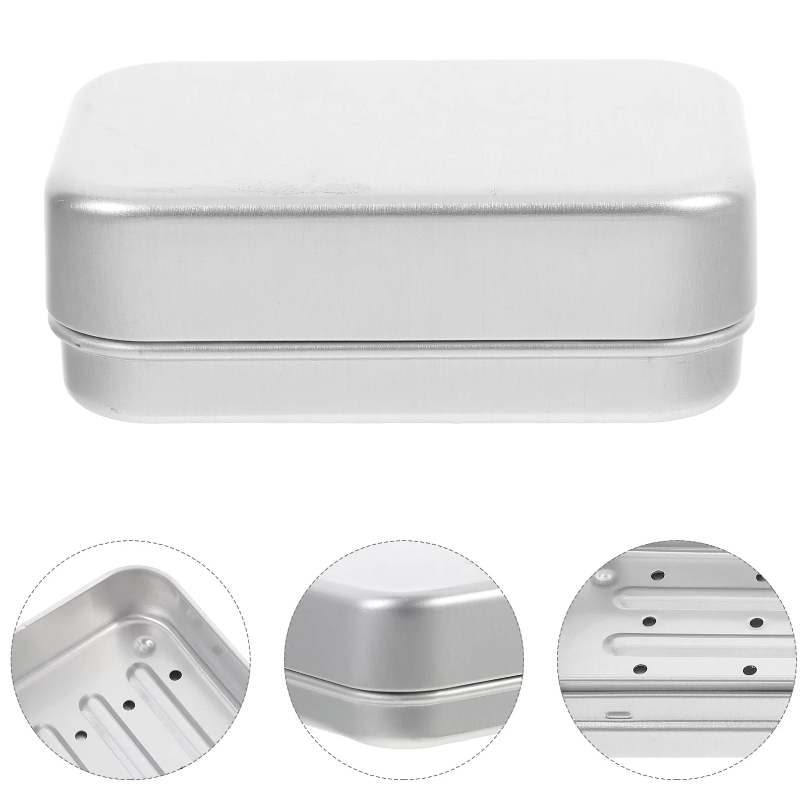 Soap Box Camping Container Case Travel Dish With Drain Jewelry Japanese-style Gym Holder Aluminum