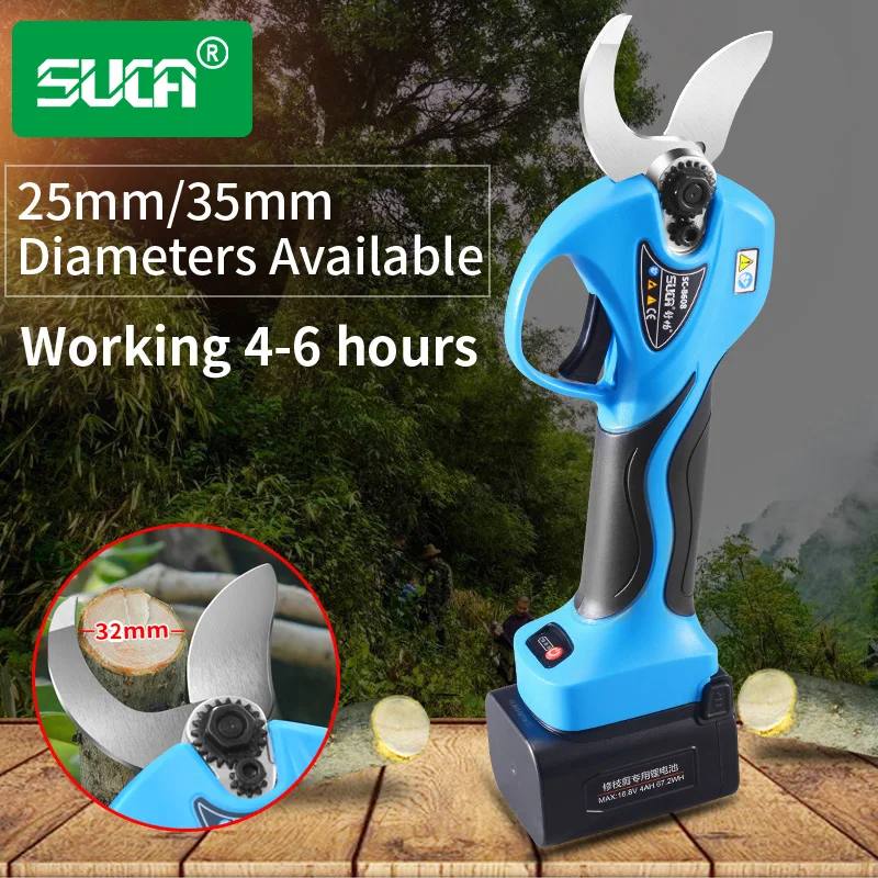 Lightweight Extension Pole Extended Garden Shears Lithium Battery Power Scissors